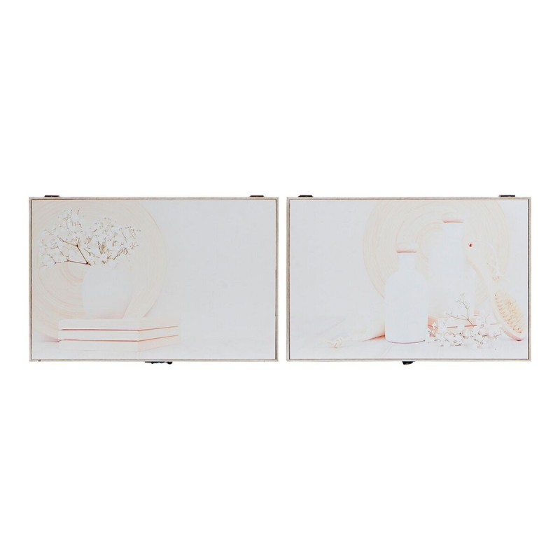 Armadietto portachiavi DKD Home Decor 8424001797233 Legno Legno MDF Beige 2 Unità 46 x 6 x 32 cm Armadietto portachiavi DKD Home Decor 8424001797233 Legno Legno MDF Beige 2 Unità 46 x 6 x 32 cm