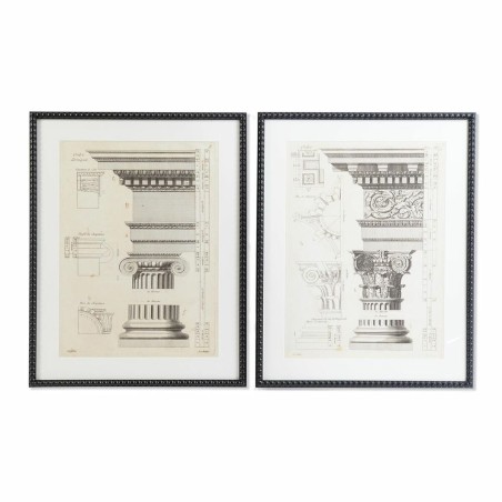 Quadro DKD Home Decor 60 x 3 x 76 cm Neoclassico (2 Unità)