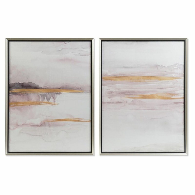 Quadro DKD Home Decor 60 x 3,5 x 80 cm Astratto Città (2 Unità) Quadro DKD Home Decor 60 x 3,5 x 80 cm Astratto Città (2 Unità)