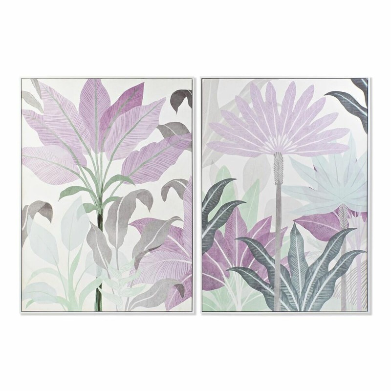 Quadro DKD Home Decor 103,5 x 4,5 x 144 cm Tropicale (2 Unità) Quadro DKD Home Decor 103,5 x 4,5 x 144 cm Tropicale (2 Unità)