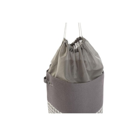 Cesto per i Panni Sporchi DKD Home Decor Giallo Azzurro Grigio Piede di Crow 40 x 40 x 60 cm (3 Unità)