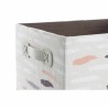 Set di Cestini DKD Home Decor Marrone Grigio Arancio 32 x 24 x 18 cm (3 Unità)
