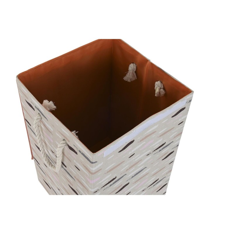 Cesto per i Panni Sporchi DKD Home Decor Con coperchio 36 x 36 x 55 cm Grigio Arancio (3 Unità) Cesto per i Panni Sporchi DKD Home Decor Con coperchio 36 x 36 x 55 cm Grigio Arancio (3 Unità)