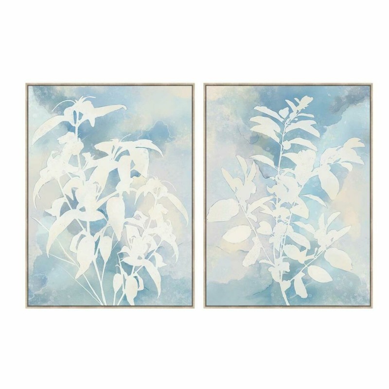 Quadro DKD Home Decor 90 x 4 x 120 cm Foglia della pianta Scandinavo (2 Unità) Quadro DKD Home Decor 90 x 4 x 120 cm Foglia della pianta Scandinavo (2 Unità)