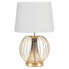 Lampada da tavolo DKD Home Decor 32.5 x 32.5 x 52 cm Metallo Bianco 220 V 50 W (2 Unità)