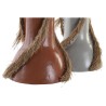 Vaso DKD Home Decor Grigio Terracotta 26 x 26 x 30 cm (2 Unità)