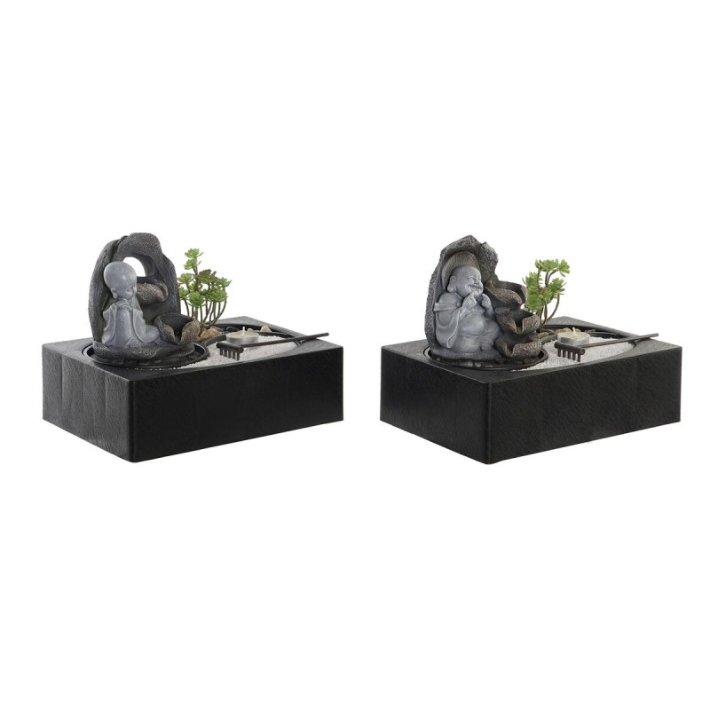 Fonte DKD Home Decor Buddha Resina Orientale 29 x 21 x 23 cm (2 Unità) Fonte DKD Home Decor Buddha Resina Orientale 29 x 21 x 23 cm (2 Unità)