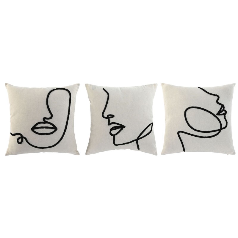 Cuscino Home ESPRIT Naturale 45 x 15 x 45 cm (3 Unità) Cuscino Home ESPRIT Naturale 45 x 15 x 45 cm (3 Unità)