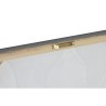 Quadro Home ESPRIT Bianco Beige Tela Legno MDF Fiore Romantico 50 x 2,5 x 50 cm (2 Unità)