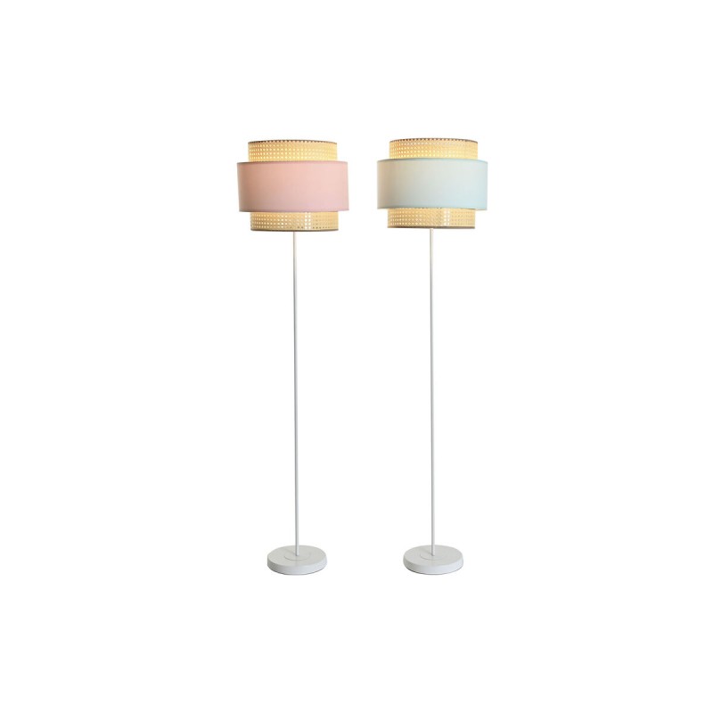 Lampada da Terra DKD Home Decor 38 x 38 x 154 cm Rosa Metallo Verde 220 V 50 W (2 Unità) Lampada da Terra DKD Home Decor 38 x 38 x 154 cm Rosa Metallo Verde 220 V 50 W (2 Unità)