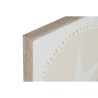 Quadro Home ESPRIT Bianco Crema Mediterraneo 40 x 3 x 40 cm (4 Unità)