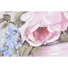 Quadro Home ESPRIT Verde Rosa Rose Romantico 60 x 3 x 60 cm (4 Unità)