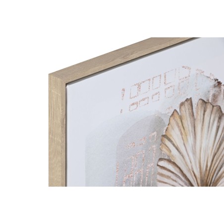 Quadro Home ESPRIT Bianco Grigio Vaso Scandinavo 45 x 2,5 x 60 cm (2 Unità)