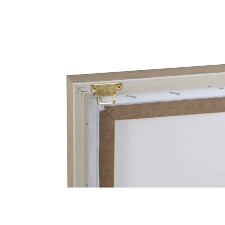 Quadro Home ESPRIT Bianco Grigio Vaso Scandinavo 45 x 2,5 x 60 cm (2 Unità)