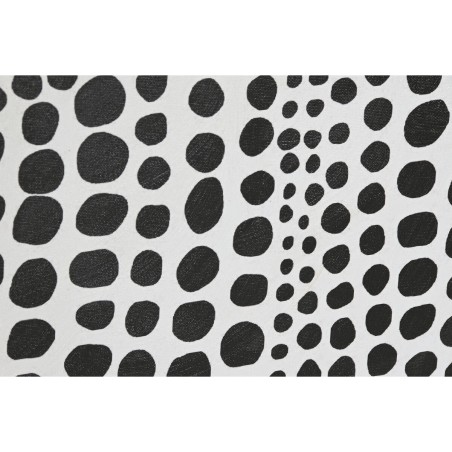 Quadro Home ESPRIT Bianco Nero Astratto Moderno Laccato 60 x 3,5 x 80 cm (2 Unità)