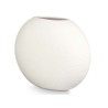 Vaso Rotondo Bianco Ceramica 40 x 34,5 x 16 cm (2 Unità)