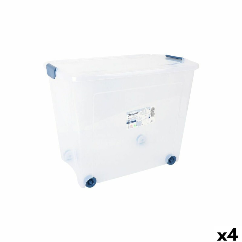 Scatola con Ruote per Organizzare Tontarelli 59 x 38'5 x 47'5 cm (4 Unità) Scatola con Ruote per Organizzare Tontarelli 59 x 38'5 x 47'5 cm (4 Unità)