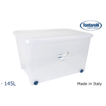 Scatola con Ruote per Organizzare Tontarelli 78,2 x 58,2 x 47 cm (3 Unità)