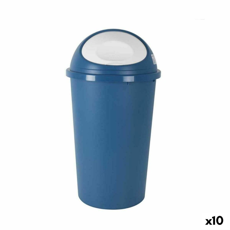 Secchio per la Spazzatura Tontarelli Big hoop Azzurro Bianco 50 L (10 Unità) Secchio per la Spazzatura Tontarelli Big hoop Azzurro Bianco 50 L (10 Unità)