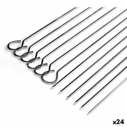 Set di Spiedini per Barbecue Algon Metallo 27 cm 6 Pezzi (24 Unità)