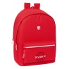 Zaino per PC Portatile e Tablet con Uscita USB Sevilla Fútbol Club Rosso 31 x 44 x 18 cm