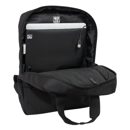 Zaino per Portatile F.C. Barcelona Premium Nero 29 x 39 x 11 cm 13,3"