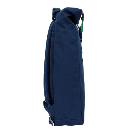 Zaino per Portatile Benetton Green Blu Marino 28 x 42 x 13 cm
