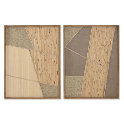 Quadro Home ESPRIT Naturale Scandinavo 60 x 3 x 80 cm (2 Unità)
