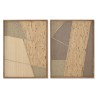 Quadro Home ESPRIT Naturale Scandinavo 60 x 3 x 80 cm (2 Unità)