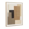 Quadro Home ESPRIT Marrone Beige Astratto Città 80 x 4,5 x 100 cm (2 Unità)