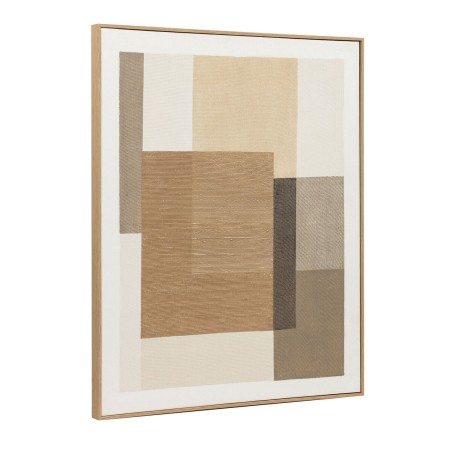 Quadro Home ESPRIT Marrone Beige Astratto Città 80 x 4,5 x 100 cm (2 Unità)
