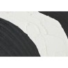 Quadro Home ESPRIT Bianco Nero Astratto 103 x 4,3 x 143 cm (2 Unità)