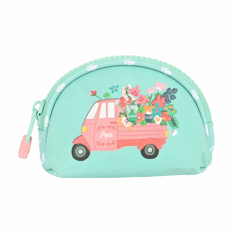 Portamonete Glow Lab Pepa Verde 9.5 x 7 x 3 cm Portamonete Glow Lab Pepa Verde 9.5 x 7 x 3 cm