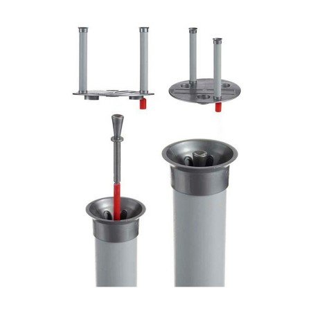 Vaso Autoirrigante Ibergarden 4138-PLA Argentato polipropilene 38 x 37,5 x 38 cm 38 x 37 x 38 cm (2 Unità)