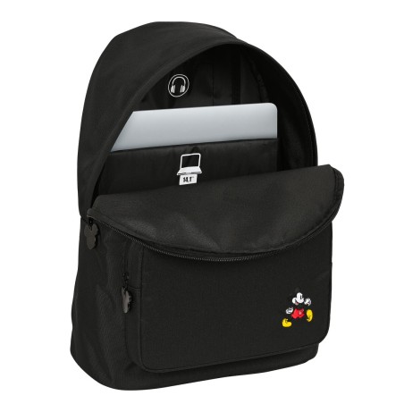 Zaino per Portatile Mickey Mouse Clubhouse Nero 31 x 41 x 16 cm
