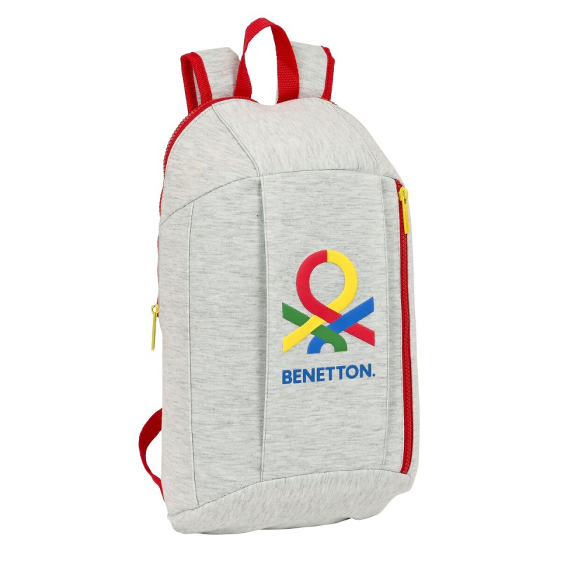 Zaino Casual Benetton Pop Grigio 10 L Zaino Casual Benetton Pop Grigio 10 L