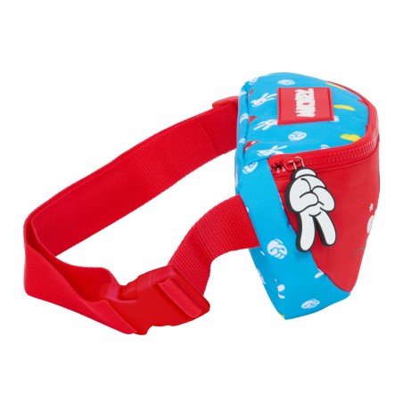 Marsupio Mickey Mouse Clubhouse Fantastic Azzurro Rosso 23 x 14 x 9 cm