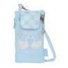 Portamonete Glow Lab Cisnes Borsa per Cellulare Azzurro