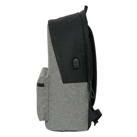 Zaino per Portatile Eckō Unltd. Rhino Nero Grigio 31 x 44 x 18 cm