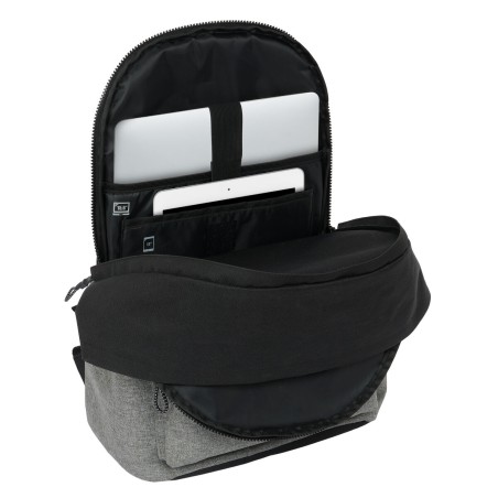 Zaino per Portatile Eckō Unltd. Rhino Nero Grigio 31 x 44 x 18 cm