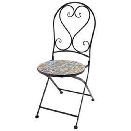 Sedia da giardino Praha Nero Esterno Ferro (39 x 47 x 94 cm)