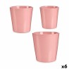 Set di Vasi Ibergarden LINCE PQ - 3015 Rosa Argilla (6 Unità)