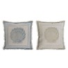 Cuscino Home ESPRIT Azzurro Beige 45 x 10 x 45 cm (2 Unità)
