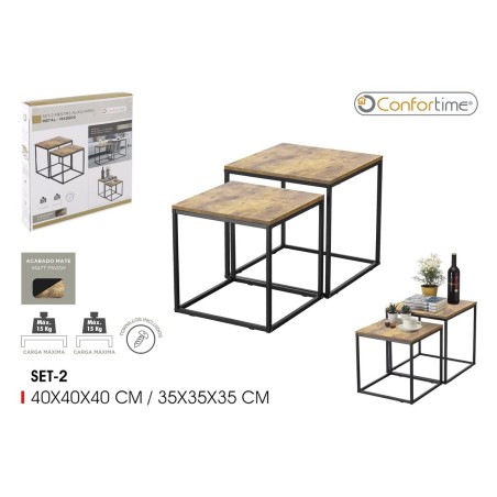 Set di 2 tavoli Confortime (2 Unità)