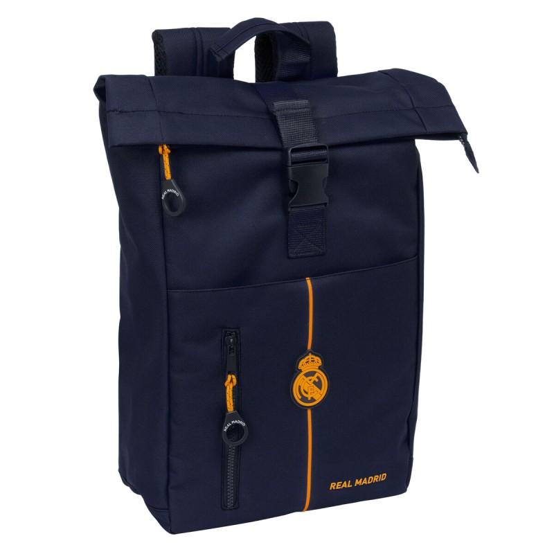 Zaino per Portatile Real Madrid C.F. 24/25 Away Blu Marino 28 x 42 x 13 cm Zaino per Portatile Real Madrid C.F. 24/25 Away Blu Marino 28 x 42 x 13 cm