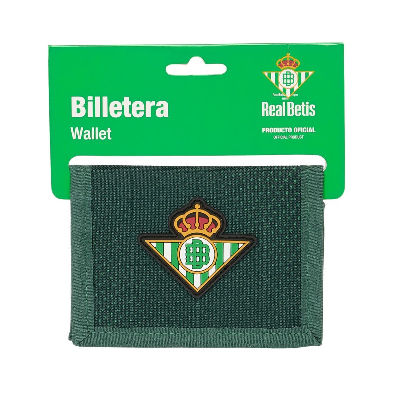 Portafogli Real Betis Balompié Verde 12,5 x 9,5 x 1 cm Portafogli Real Betis Balompié Verde 12,5 x 9,5 x 1 cm