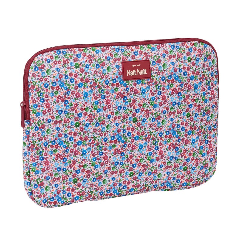 Custodia per Portatile Nait Nait Flores coimbra burdeos Bordeaux 34 x 25 x 2 cm Custodia per Portatile Nait Nait Flores coimbra burdeos Bordeaux 34 x 25 x 2 cm