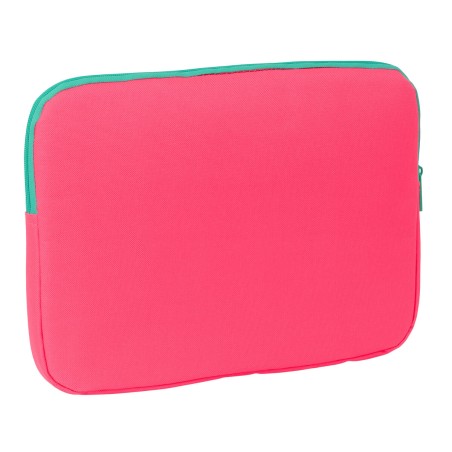 Custodia per Portatile Nait Nait Rosa fluor Rosa 34 x 25 x 2 cm