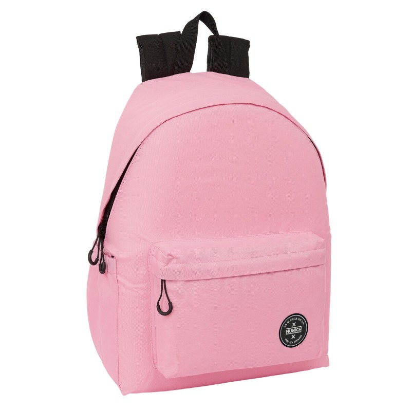 Zaino per Portatile Munich Pink Rosa 31 x 43 x 13 cm Zaino per Portatile Munich Pink Rosa 31 x 43 x 13 cm