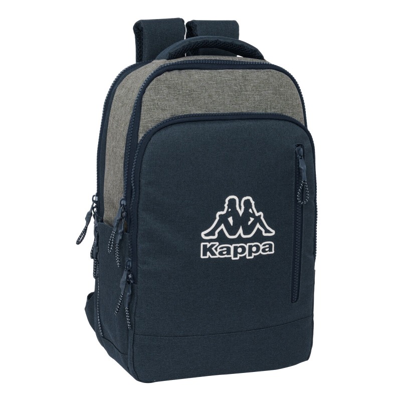 Zaino per Portatile Kappa Dark Navi Grigio Blu Marino 29 x 44 x 15 cm Zaino per Portatile Kappa Dark Navi Grigio Blu Marino 29 x 44 x 15 cm